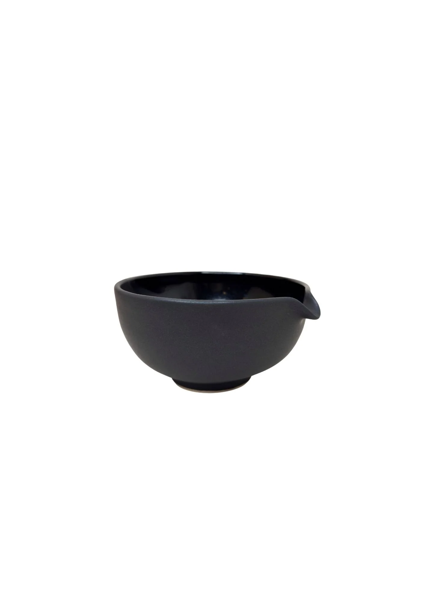 Vade Black Matcha Bowl With Spout