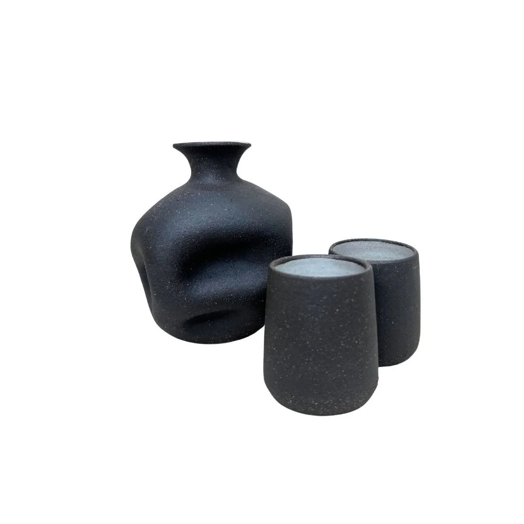Charcoal Sake Set #2
