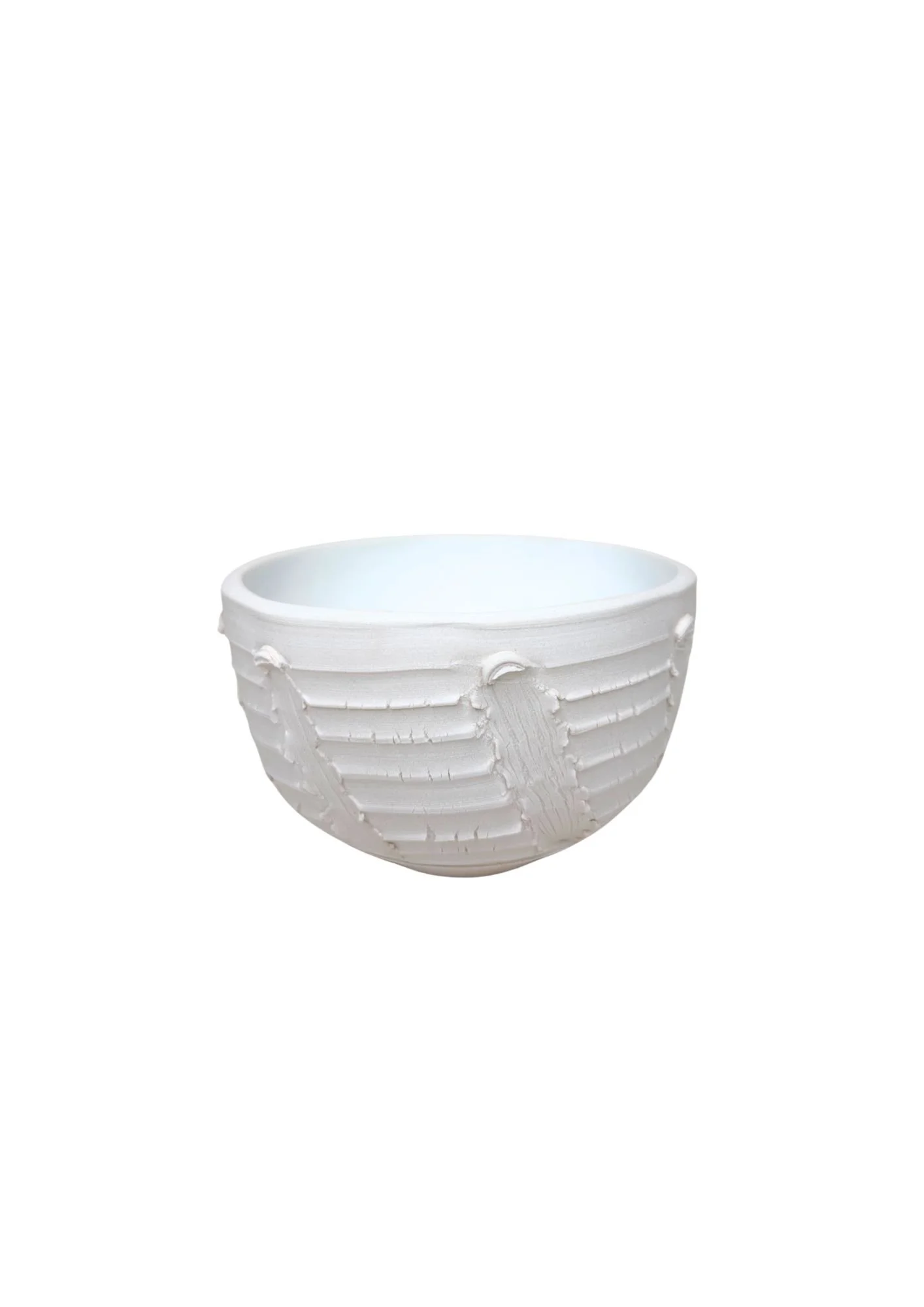White Textured Bowl SALE