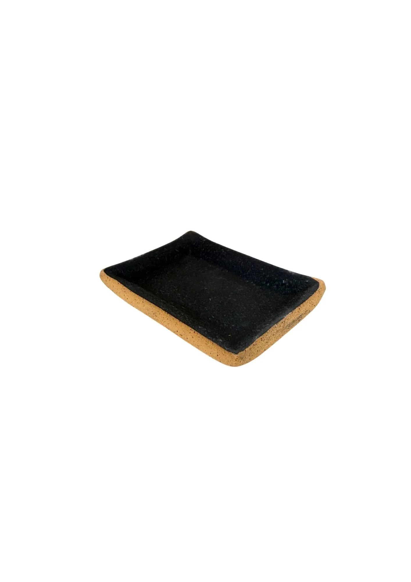 Iron Stoneware Black Rectangular Dish SALE