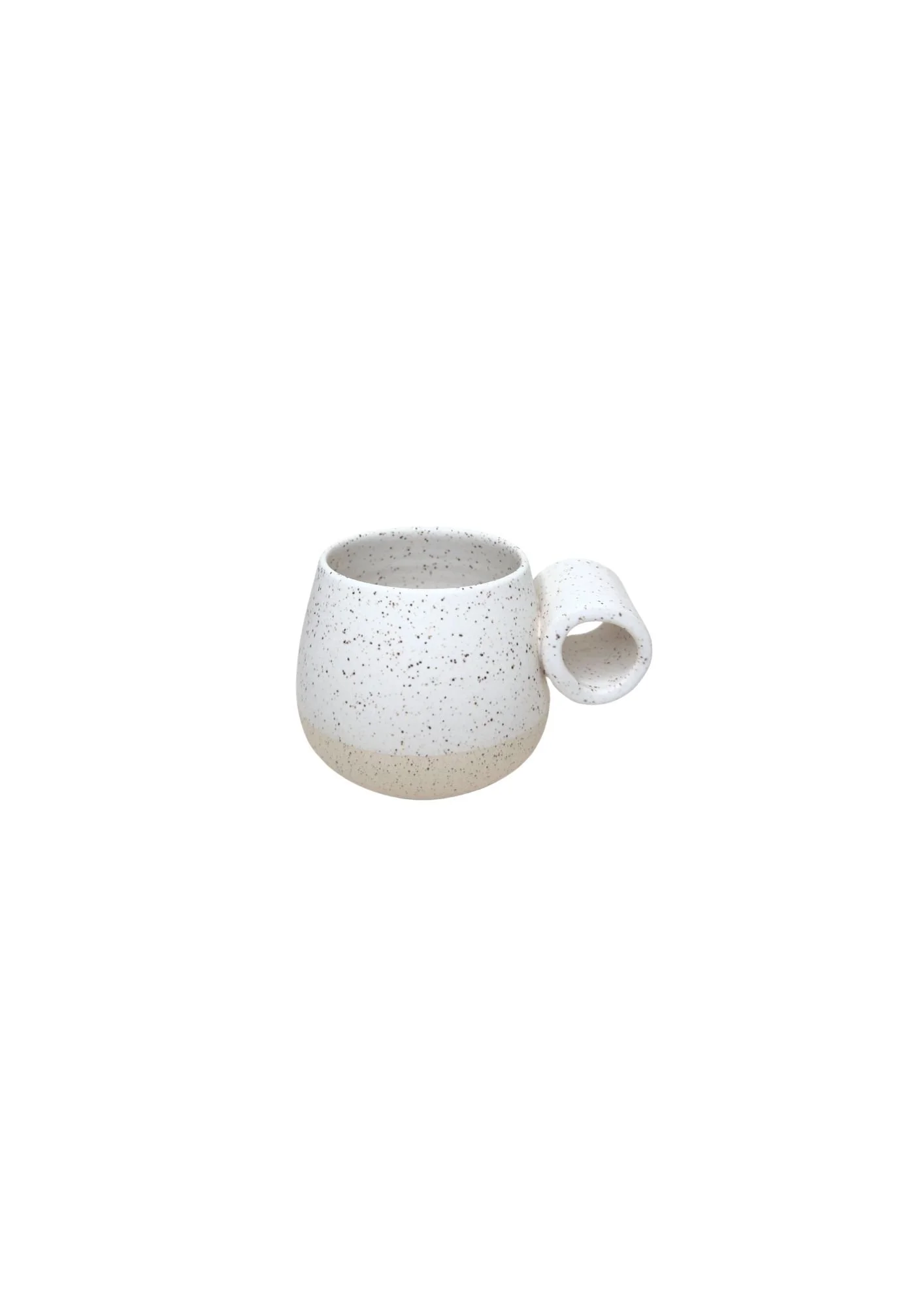 White Iron Stoneware Petite Knuckle Mug SALE