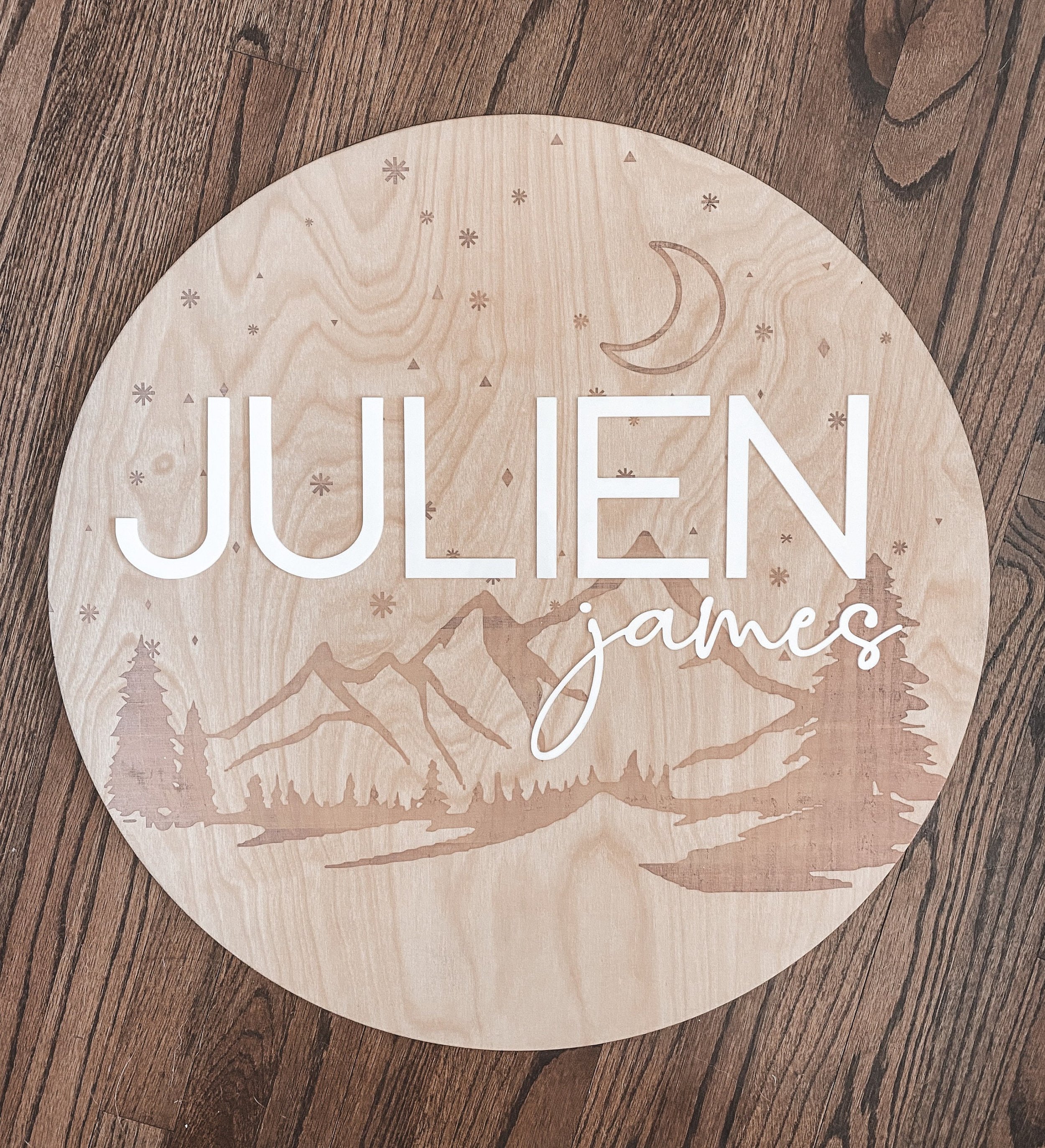 Custom name signs | 3D rounds | Nursery | Birthday