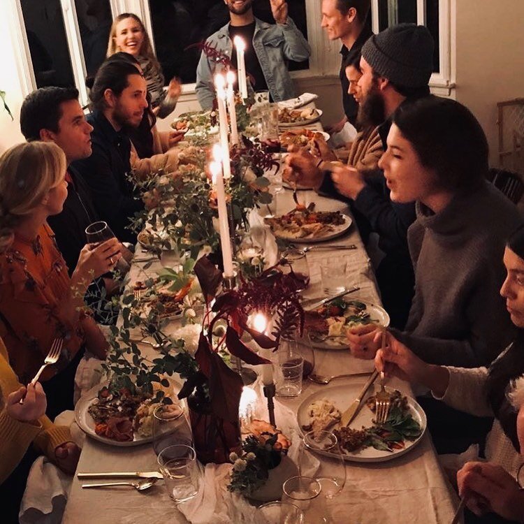 The Giving of Thanks
🌿 
Extraordinary hospitality provides others the path to be received, known, loved, nourished and cherished.
🌿 
My heart and belly are just that!
🌿 
Thank you for how you do togetherness @melissamfischer + @carriealling