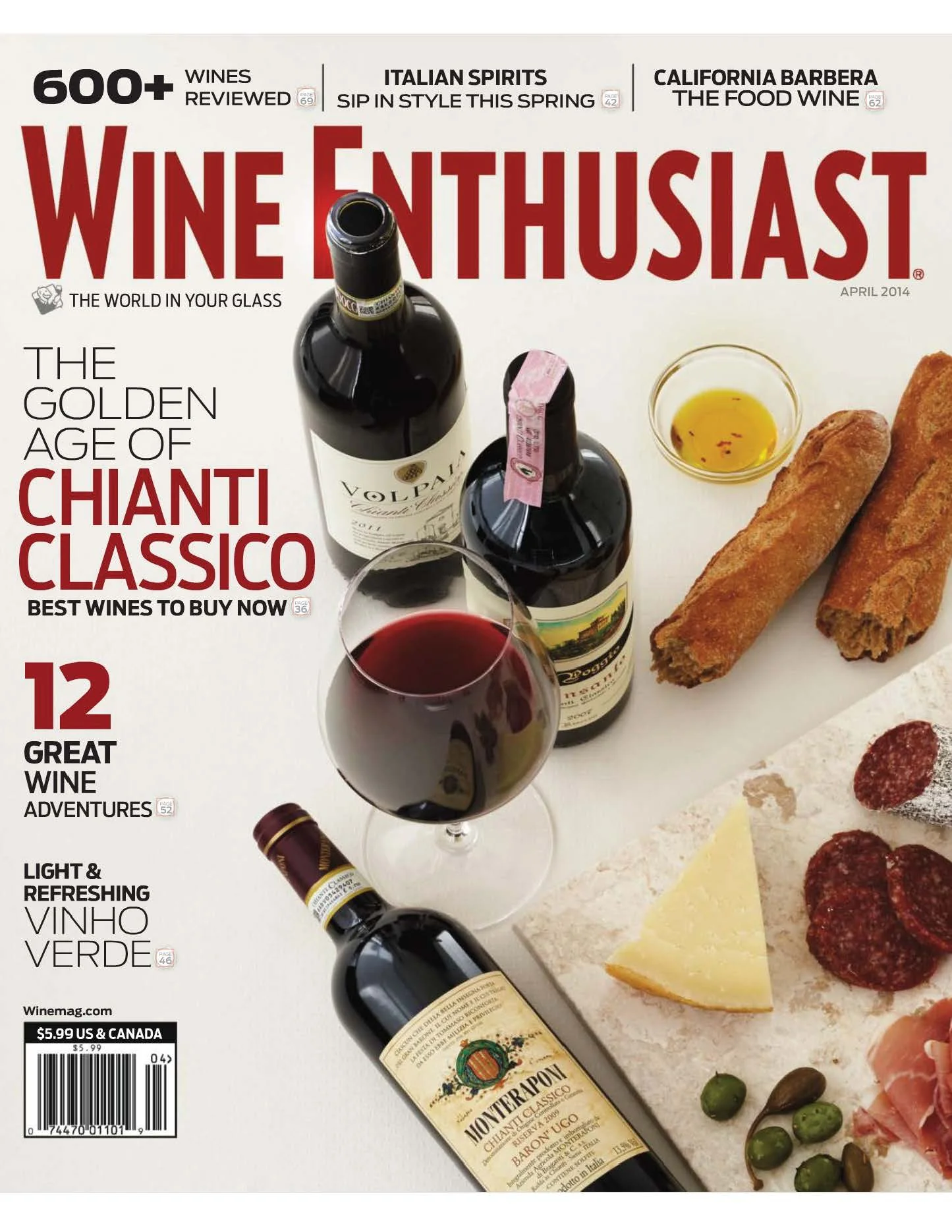 WINE ENTHUSIAST: Top 50 Spirits of the Year