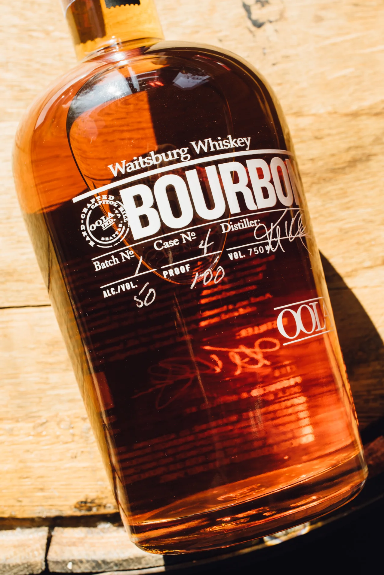 100 Proof Waitsburg Bourbon Whiskey