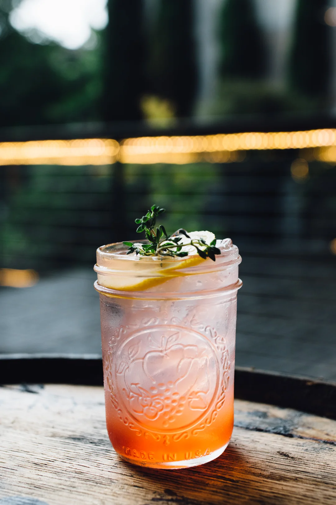 STRAWBERRY-THYME LEMONADE