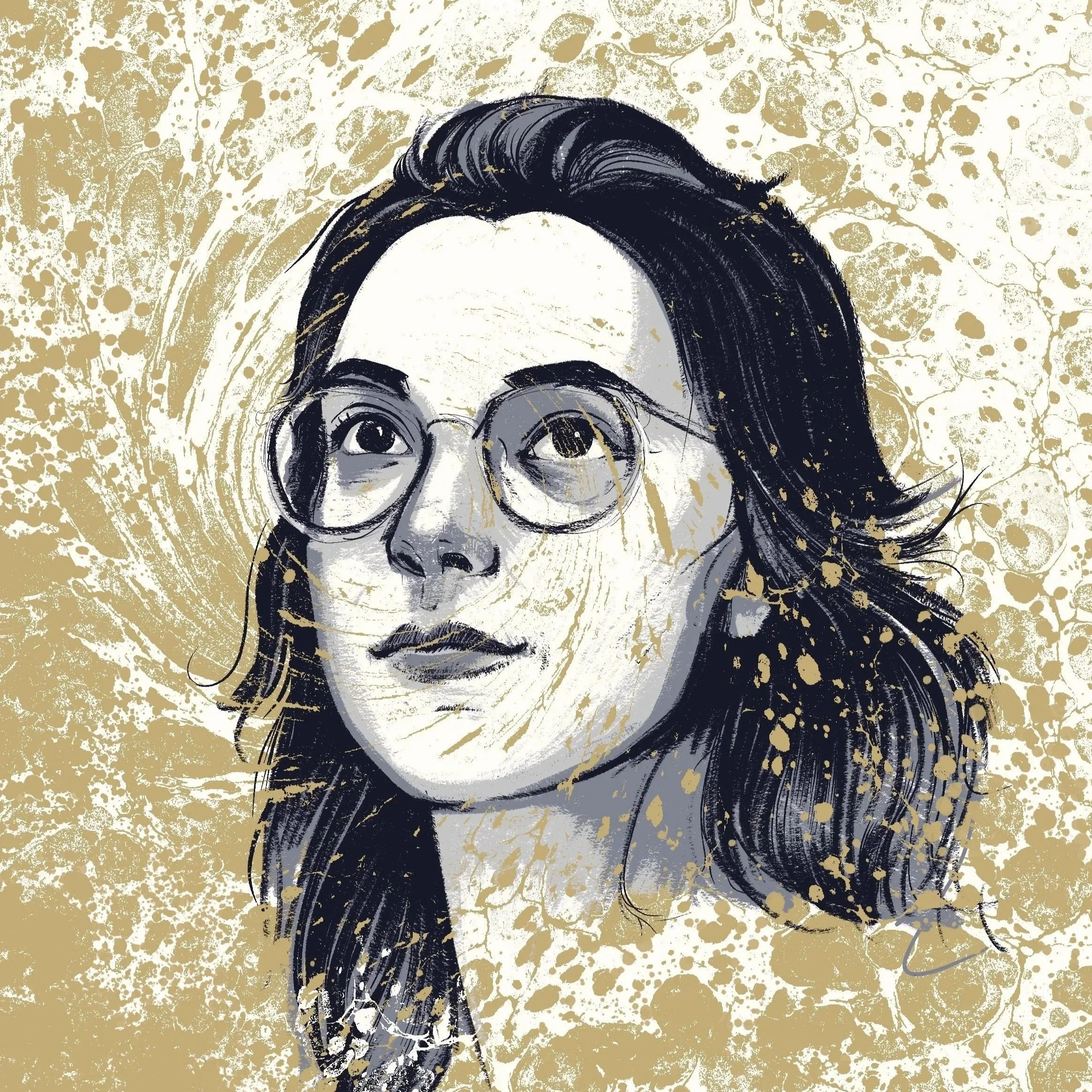 Self Portrait in Marble
