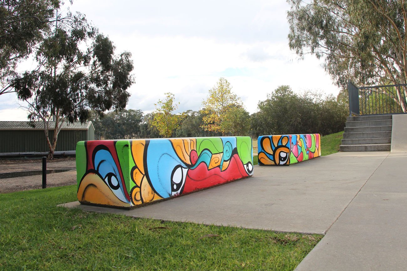 Bendigo Skatepark Mural