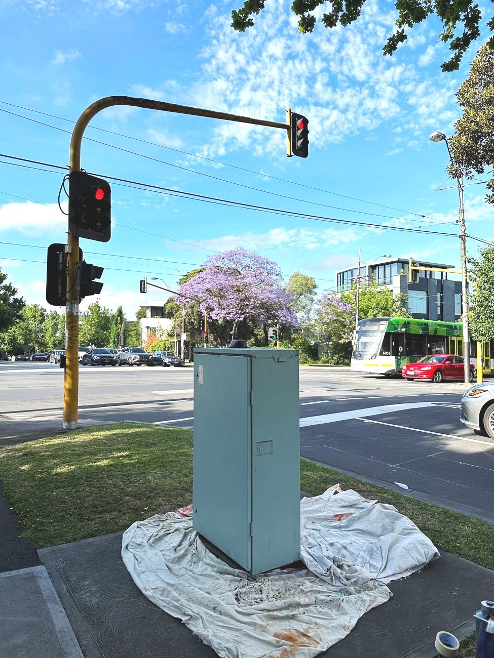 Traffic Signal Box Mural