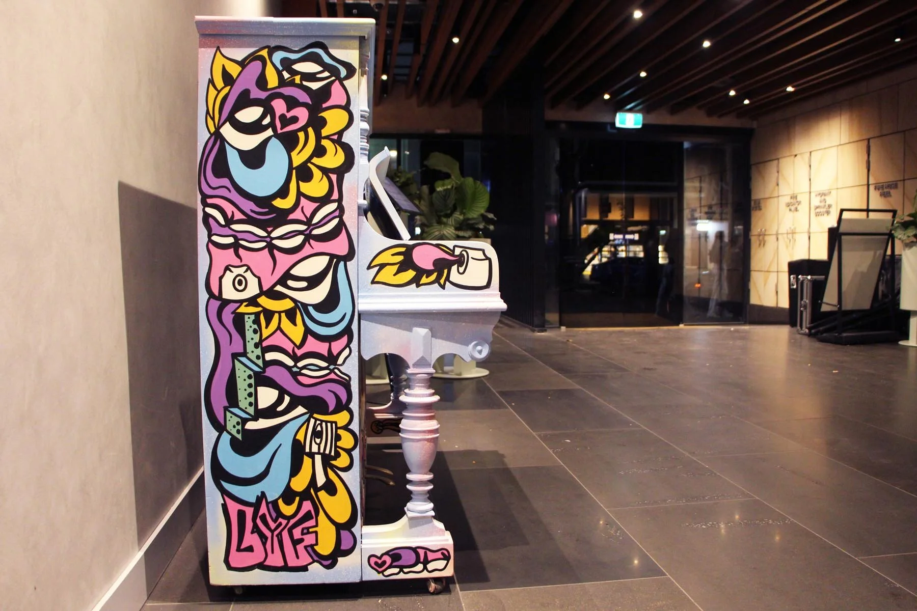 LYF Hotel Melbourne Live painting