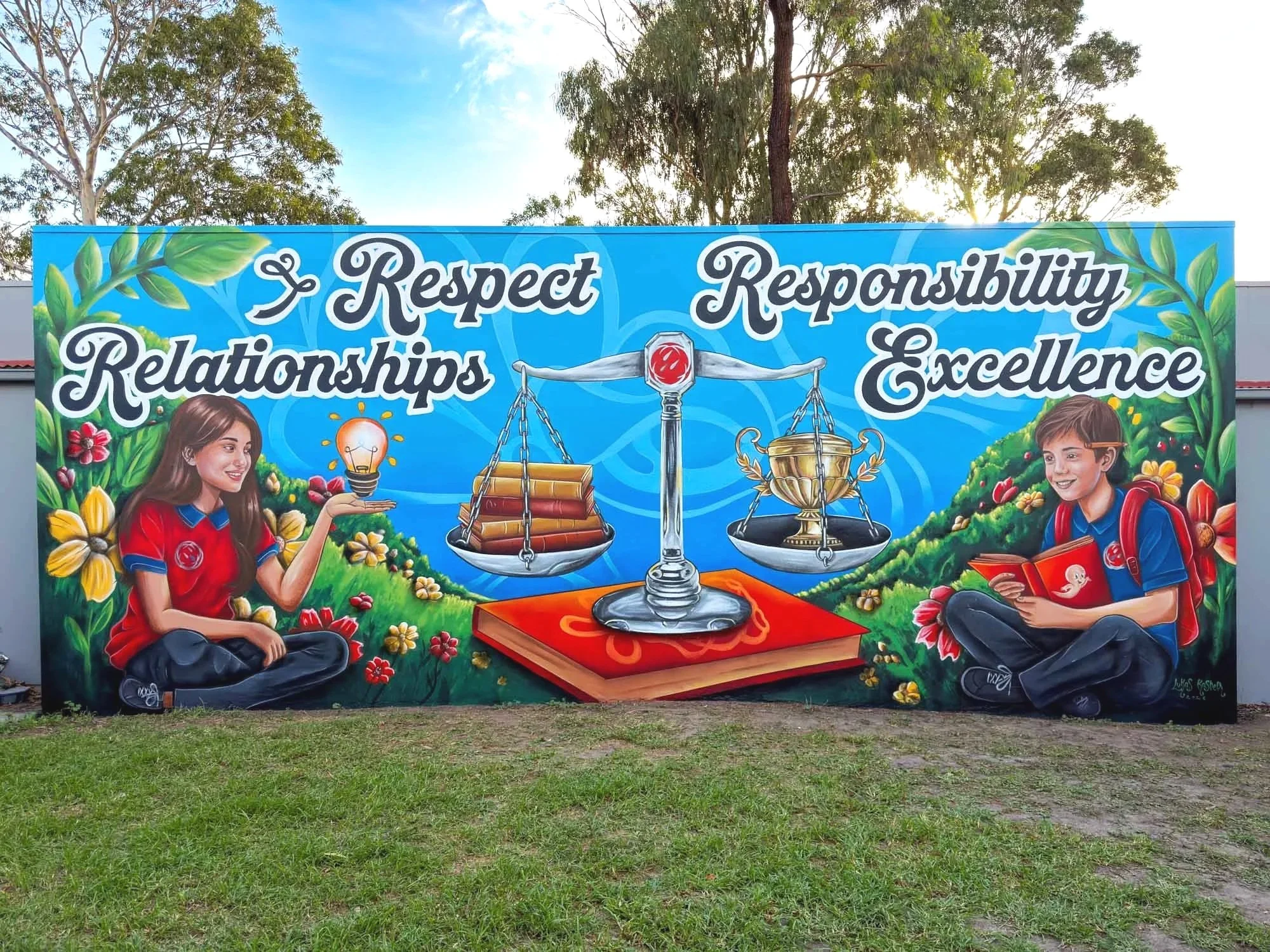 School Values Mural