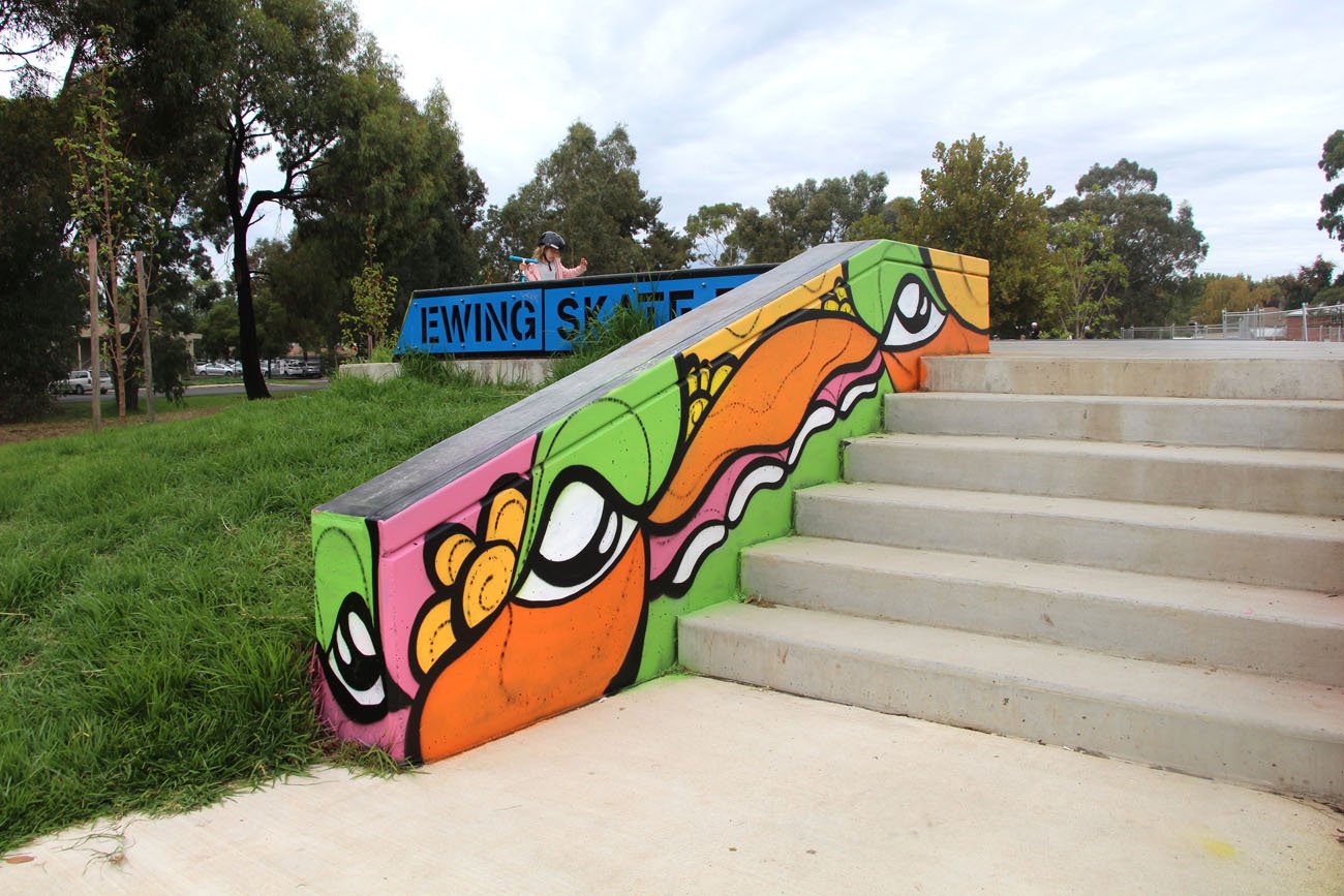 Bendigo Skatepark Mural