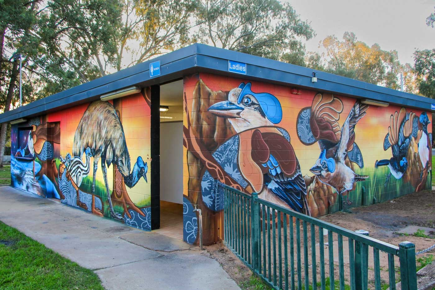 Community Based Mural Art Project Painted In Regional NSW In Coonamble With Artist Lukas Kasper