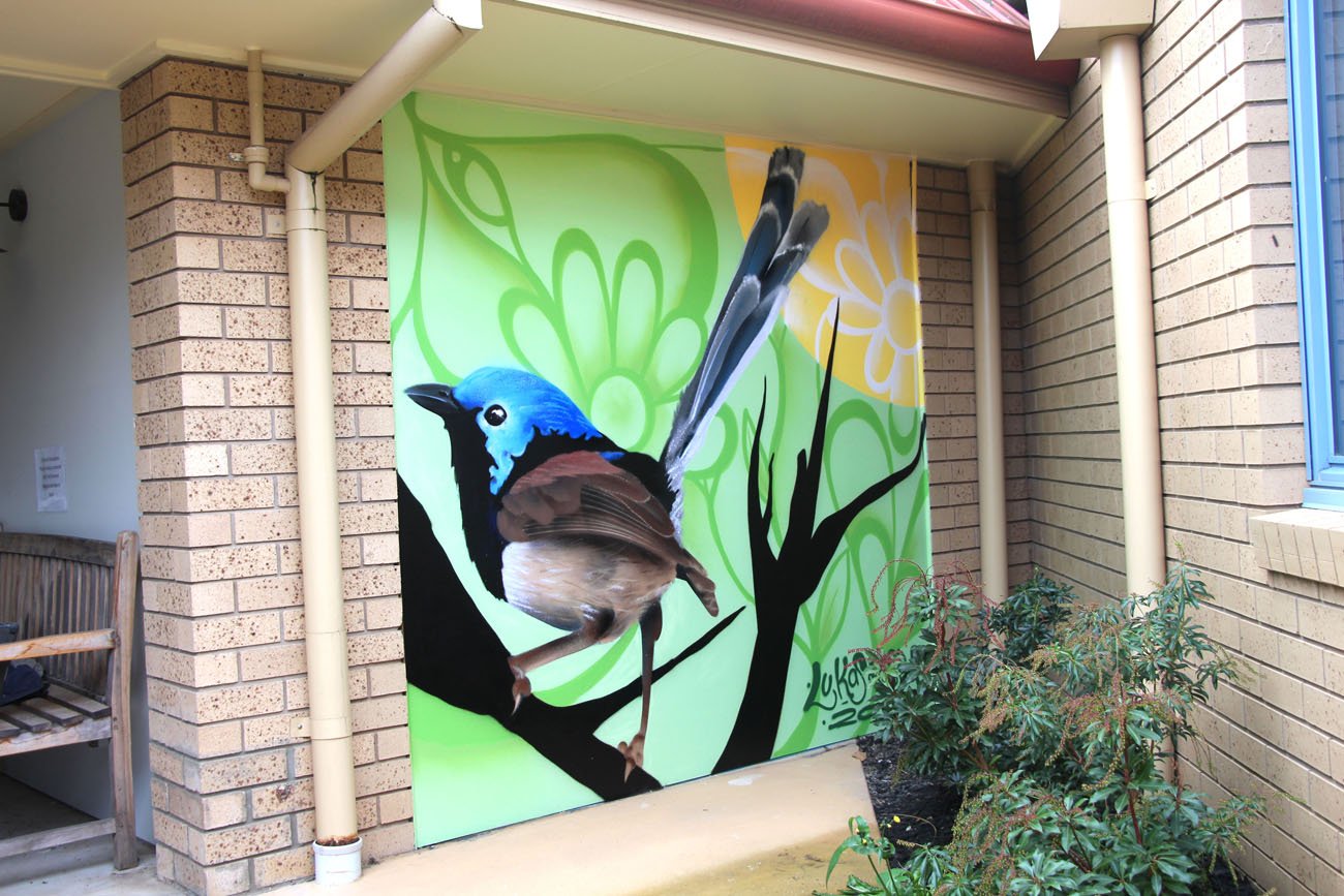 Aged Care Facility Mural in Albury