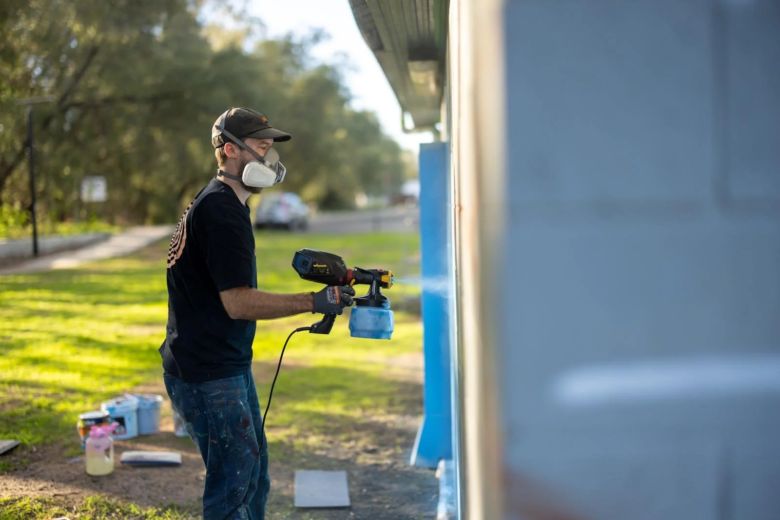 Community Based Mural Art Project Painted In Regional NSW In Coonamble With Artist Lukas Kasper