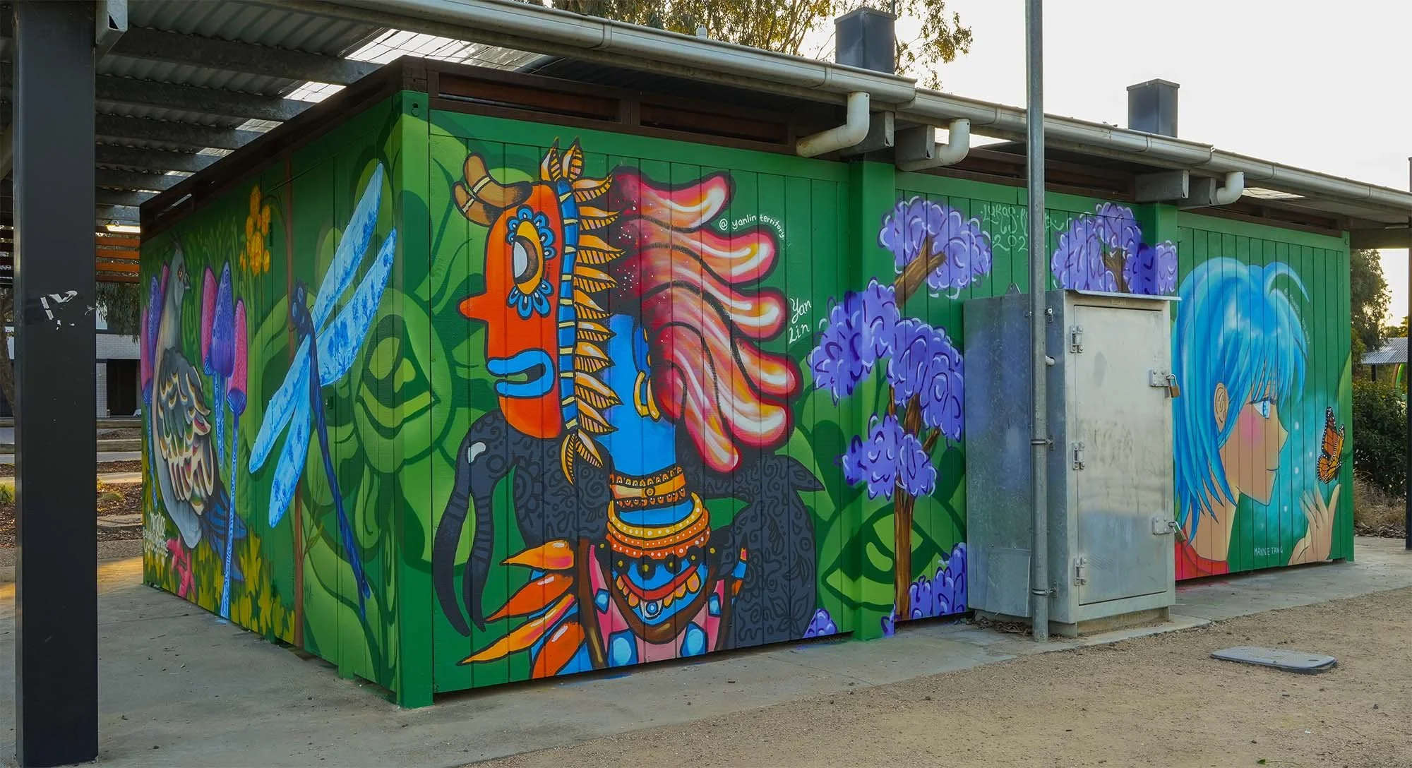 Mural Mentorship Program Creative Pathways Facilitated by Melbourne Graffiti Artist Lukas Kasper Funded By Brimbank City Council