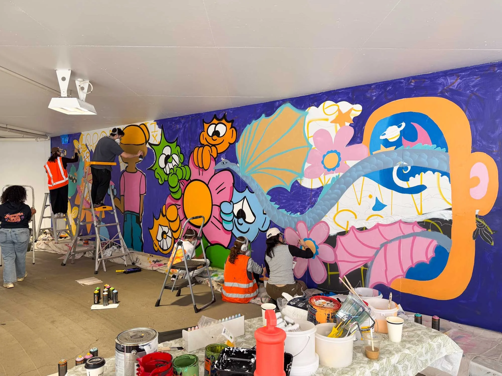 Community Canvas Mural Project A Youth Public Art Project Delivered by Local Melbourne Artist Lukas Kasper