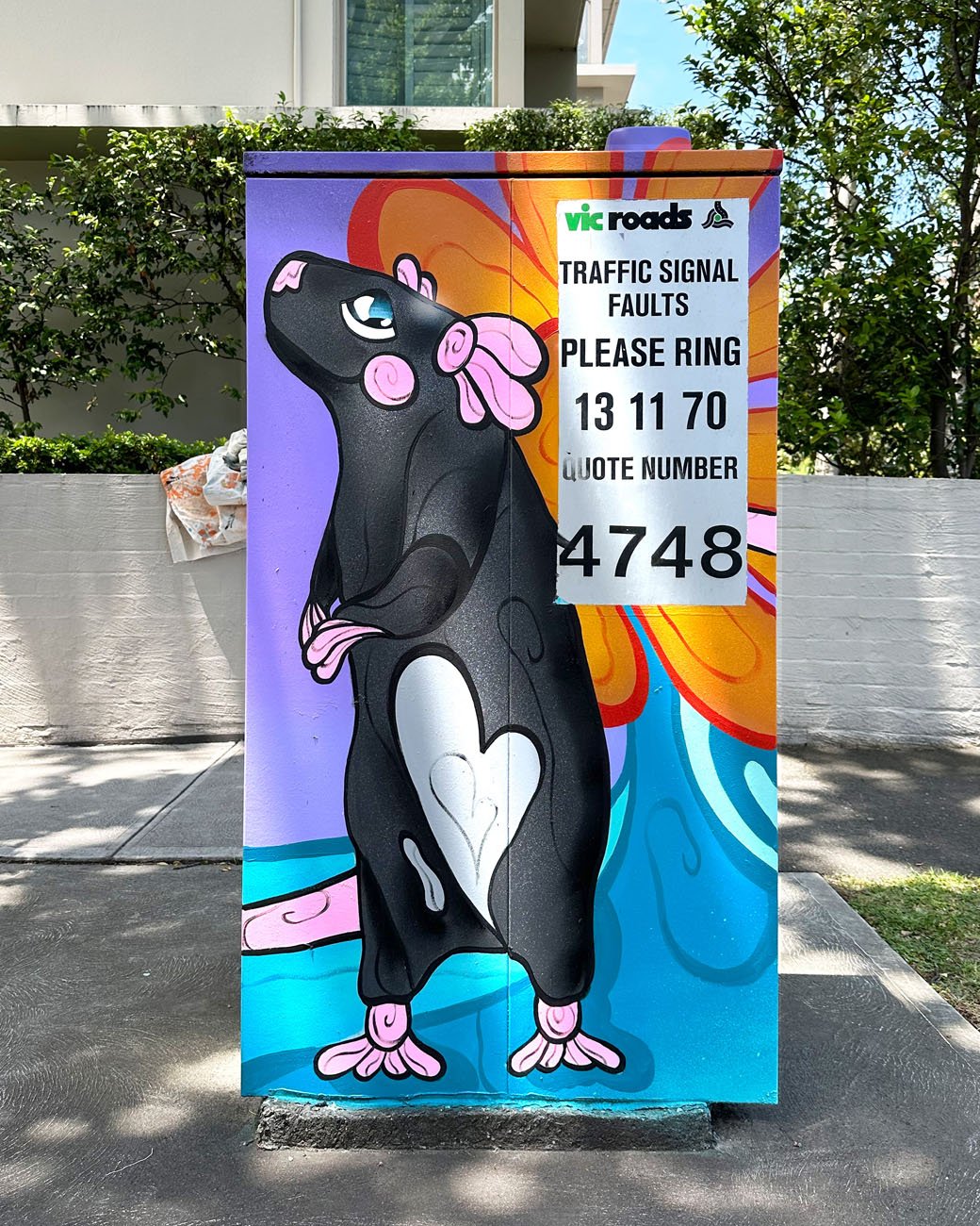 Traffic Signal Box Mural