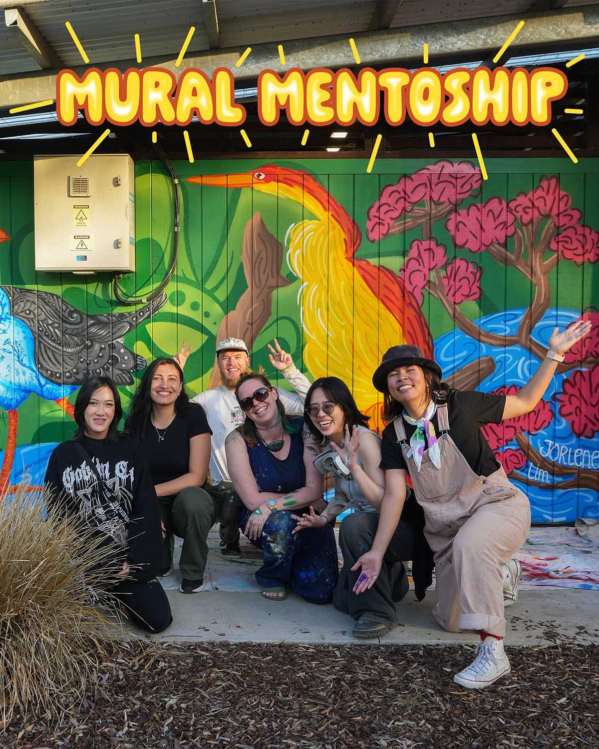 Mural Mentorship Program Creative Pathways Facilitated by Melbourne Graffiti Artist Lukas Kasper Funded By Brimbank City Council
