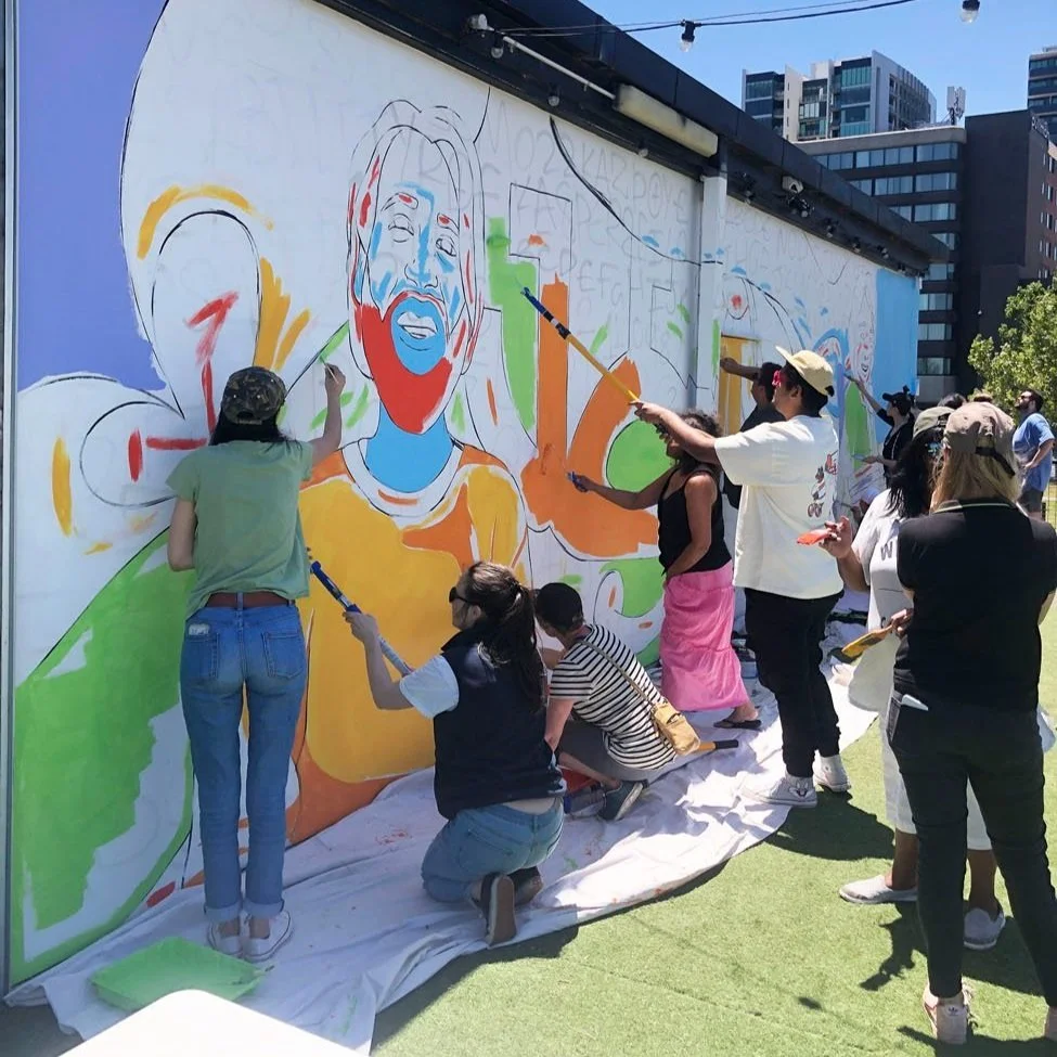 Lukas Kasper Melbourne Street Art Workshops for schools and artists alike. Interactive Business Murals