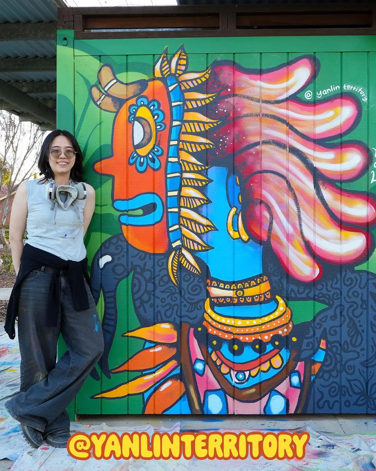 Mural Mentorship Program Creative Pathways Facilitated by Melbourne Graffiti Artist Lukas Kasper Funded By Brimbank City Council