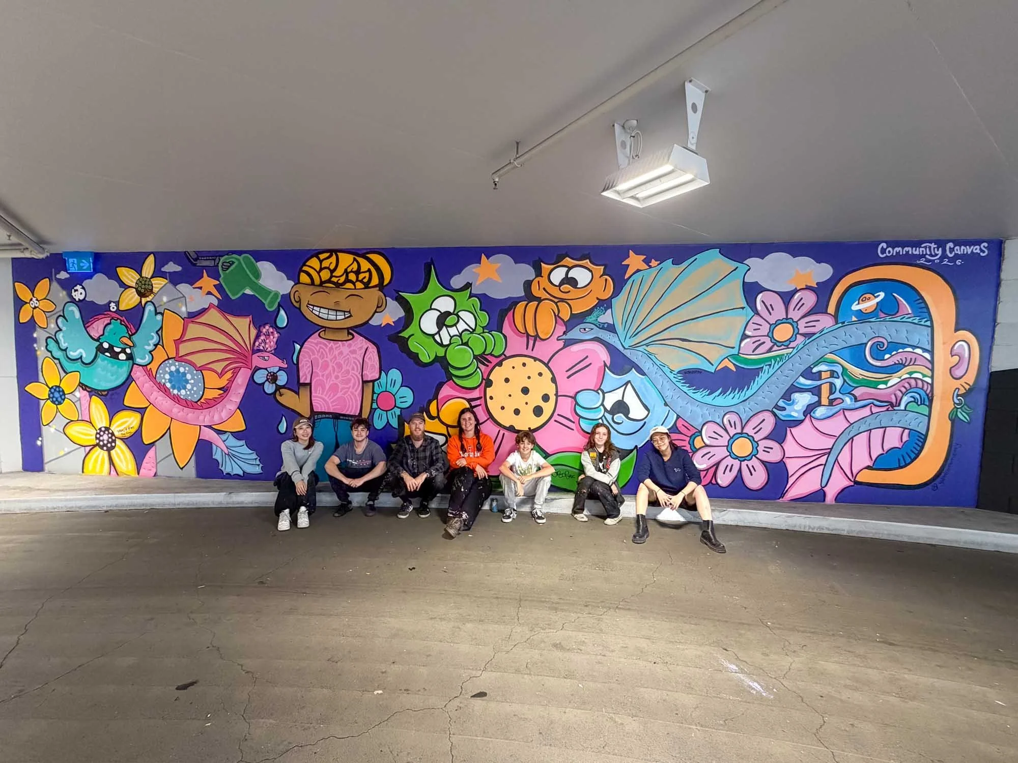 Community Canvas Mural Project A Youth Public Art Project Delivered by Local Melbourne Artist Lukas Kasper