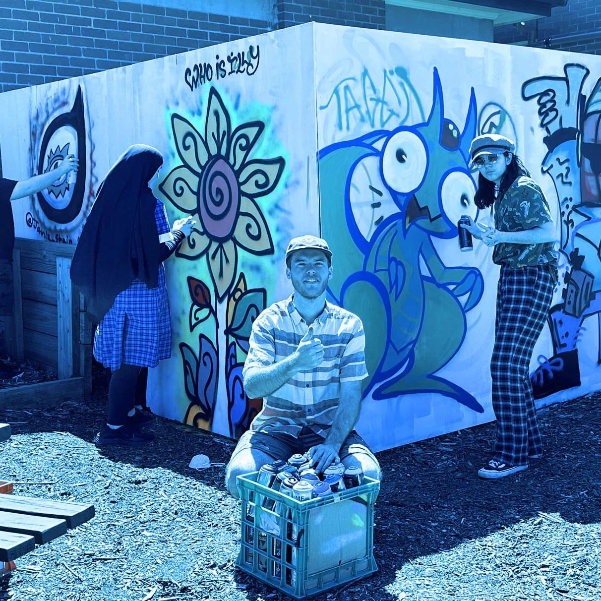 Mural Artist Workshops With Melbourne Graffiti Artist Lukas Kasper