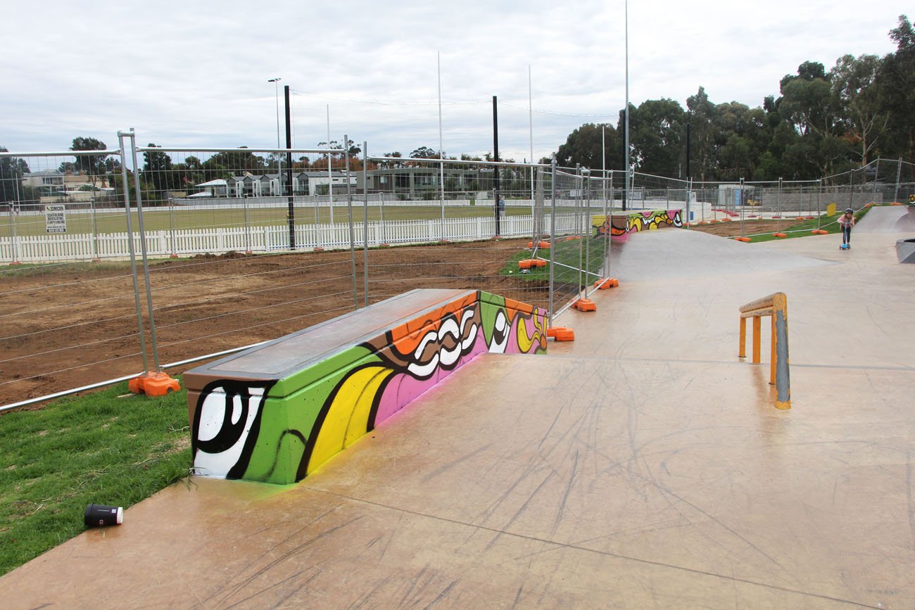 Bendigo Skatepark Mural