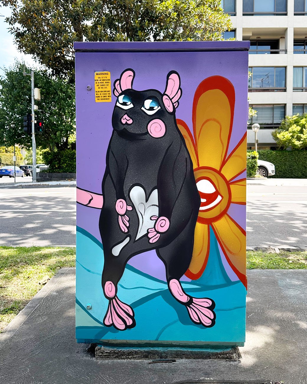 Traffic Signal Box Mural