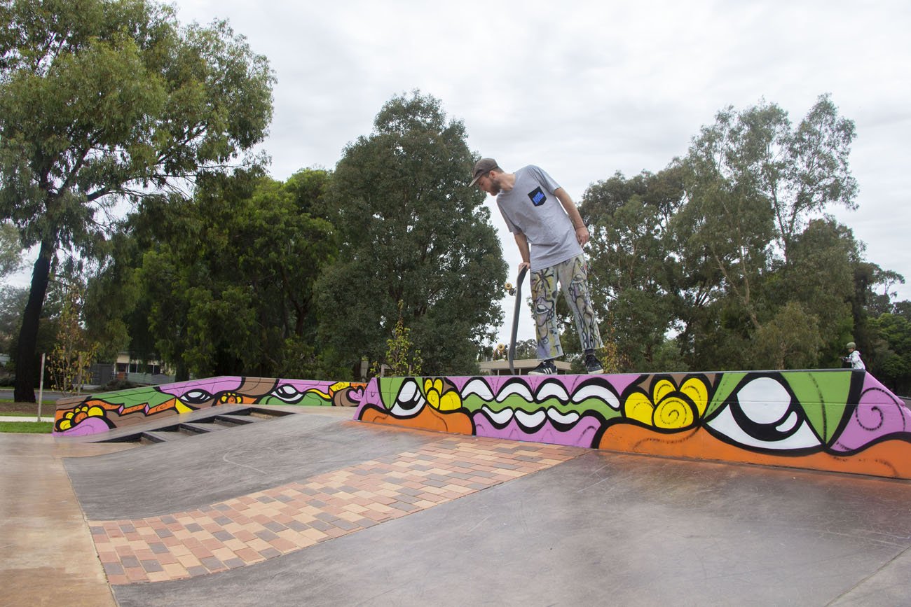 Bendigo Skatepark Mural