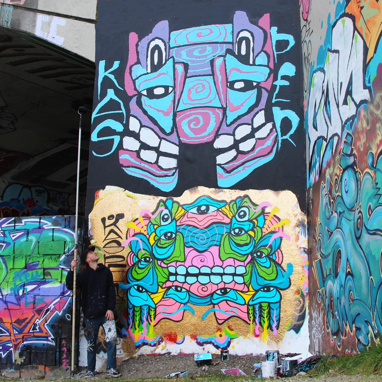 Some random street art pieces painted in Vancouver, BC during my 1 year stay