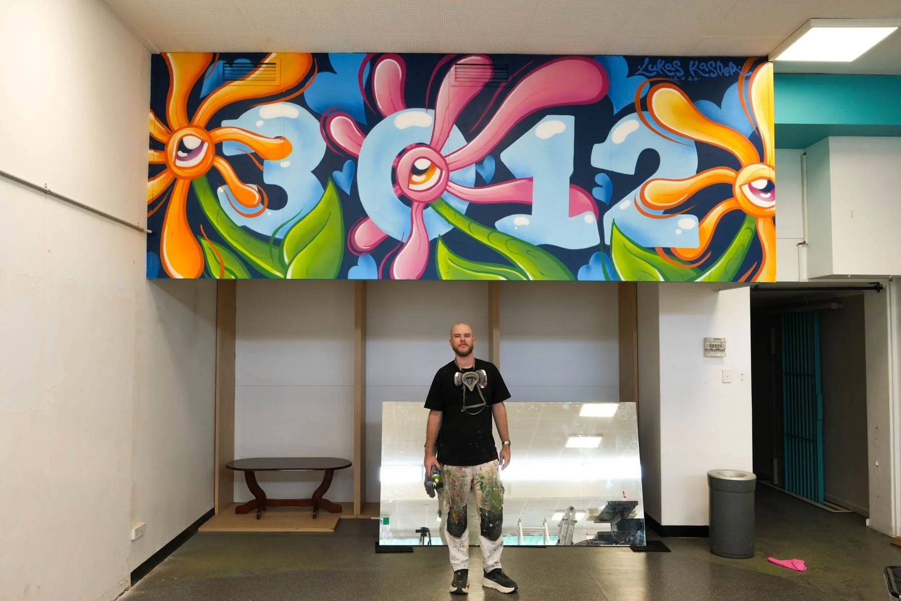 Learn More Barkly Street 3012 Business Mural Painted by Melbourne Artist Lukas Kasper