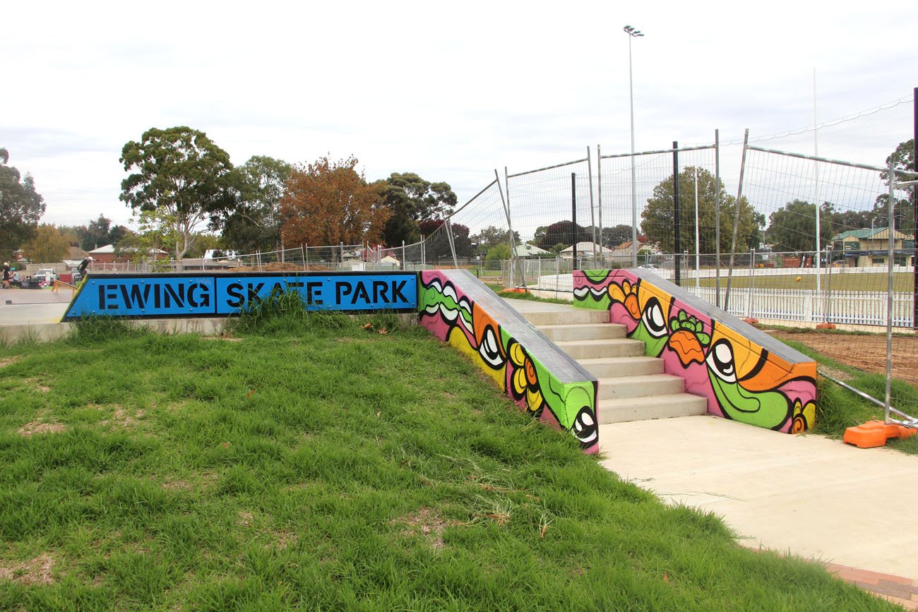 Bendigo Skatepark Mural