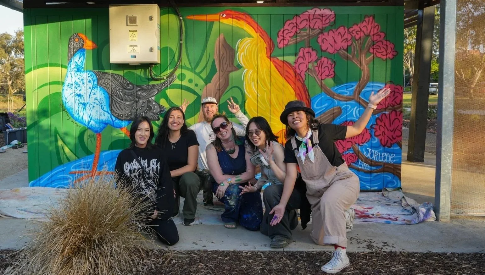 Mural Mentorship Program Creative Pathways Facilitated by Melbourne Graffiti Artist Lukas Kasper Funded By Brimbank City Council