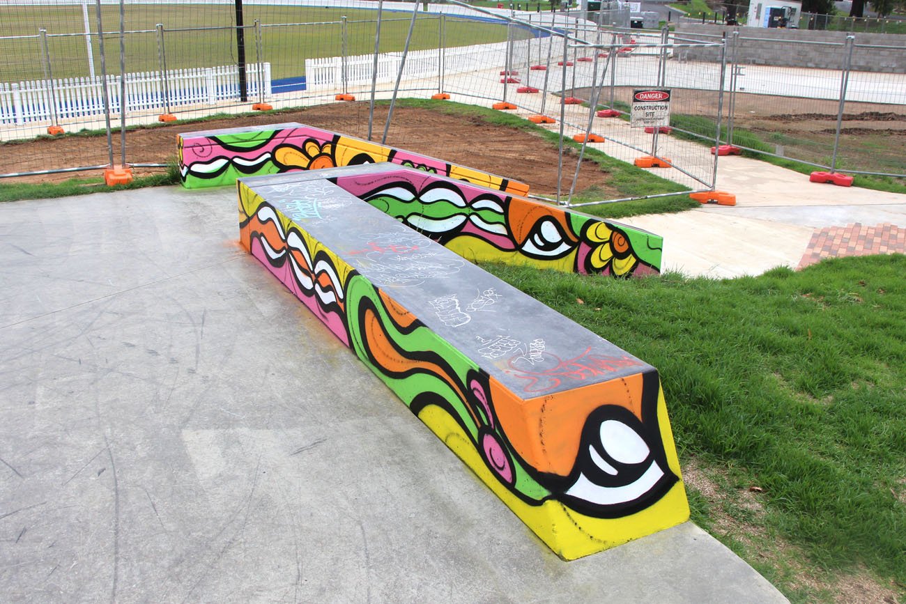 Bendigo Skatepark Mural
