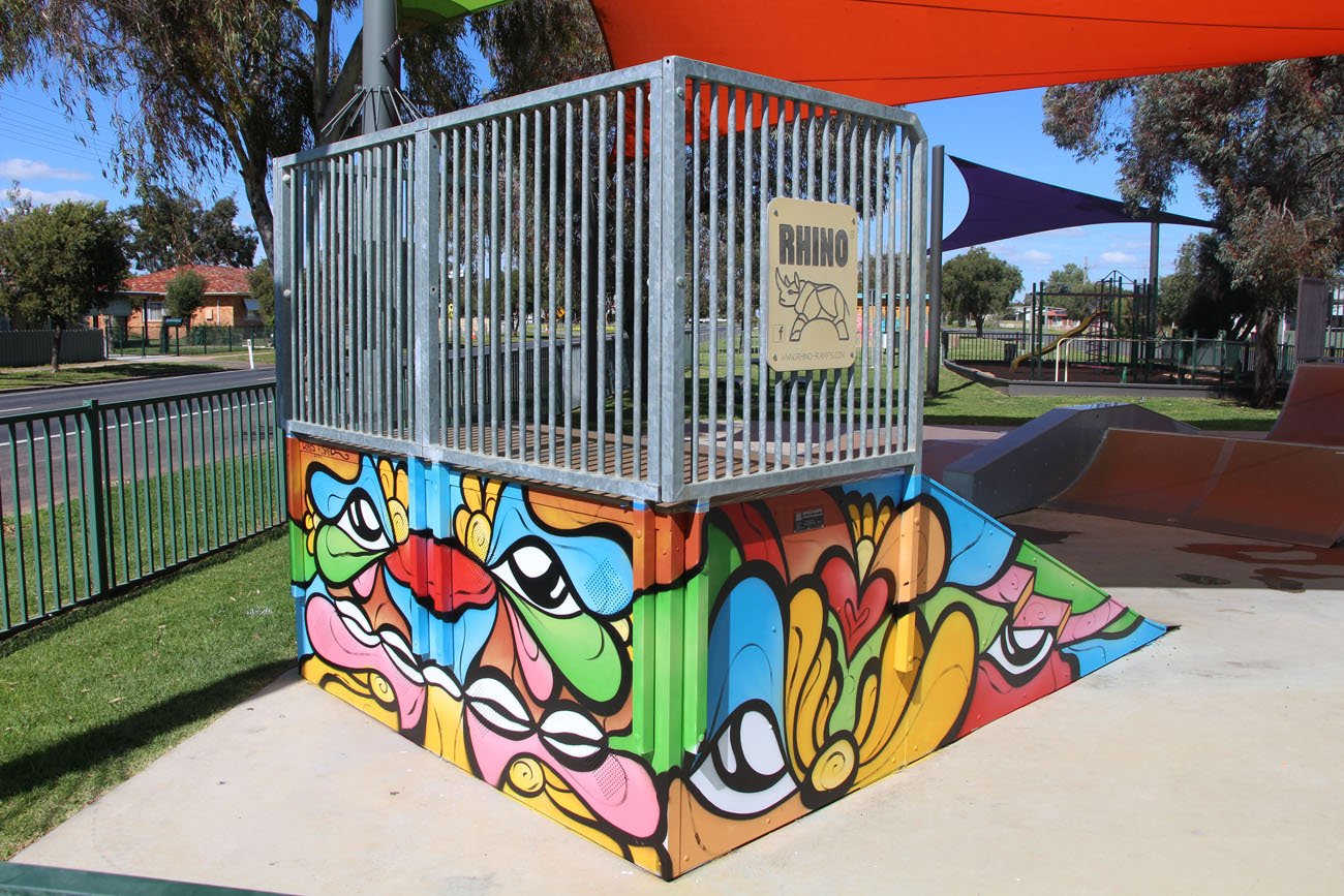 Gulargambone Skatepark restoration mural