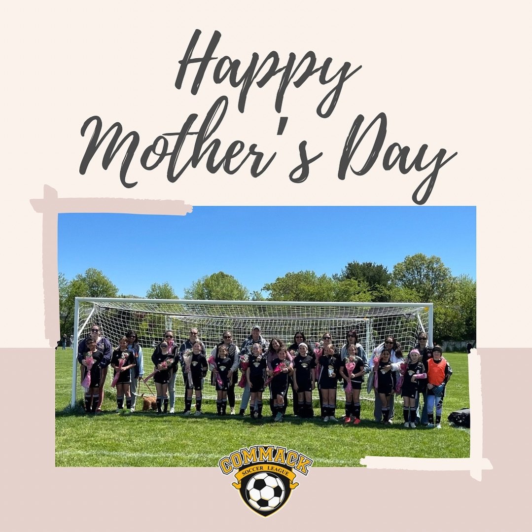 Happy Mother&rsquo;s Day to all our amazing soccer moms! The GU10 Tigers celebrated their moms with roses after their big win yesterday. We hope all our Commack soccer moms have an amazing day! 🌹⚽️ #CommackSoccer #CommackSoccerLeague #HappyMothersDa