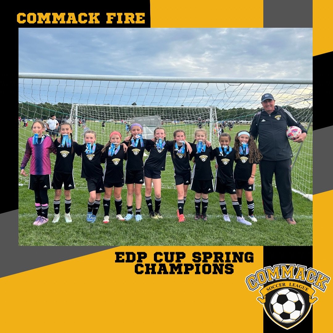 The Commack Fire went undefeated with a 3-0 record at the EDP Cup Spring Tournament! Way to go 👏🏼🥇⚽️ #CommackSoccer #CommackSoccerLeague