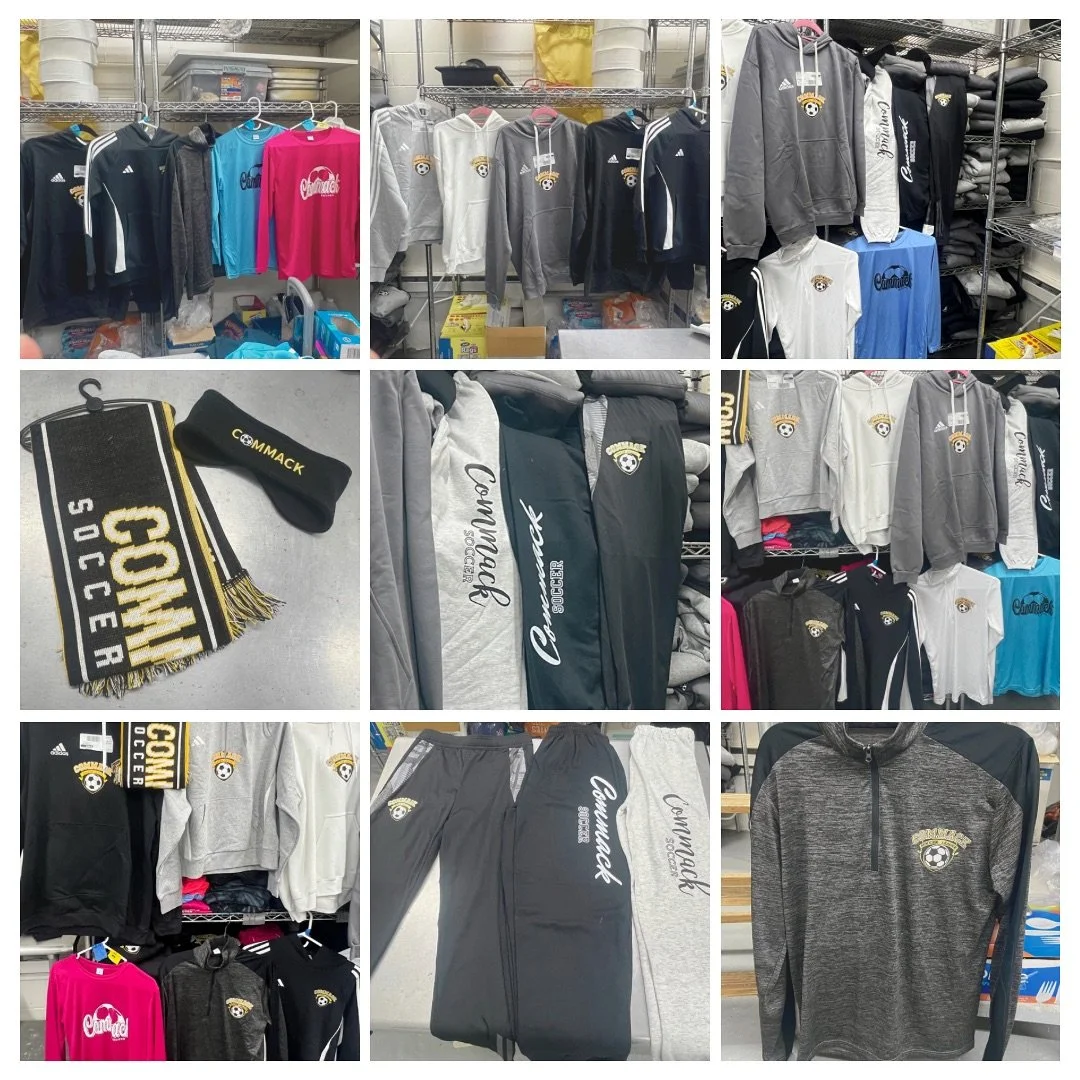 The cold weather is here, and the holidays are right around the corner! Stop by the Burr Concession Stand this Saturday, 11/15 from 10 AM&ndash;12:30 PM to shop our Commack gear. Perfect for gifting or staying cozy this season! Cash and Venmo accepte