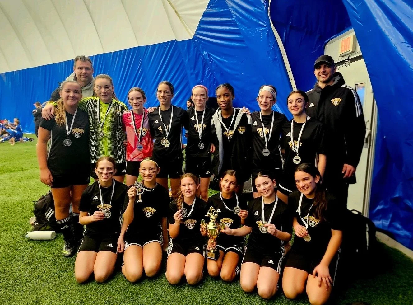 Congratulations to the Commack Stingrays on taking first place at the East Meadow World Cup MLK Tournament! 👏🏼🥇⚽️🏆 #CommackSoccer #CommackSoccerLeague