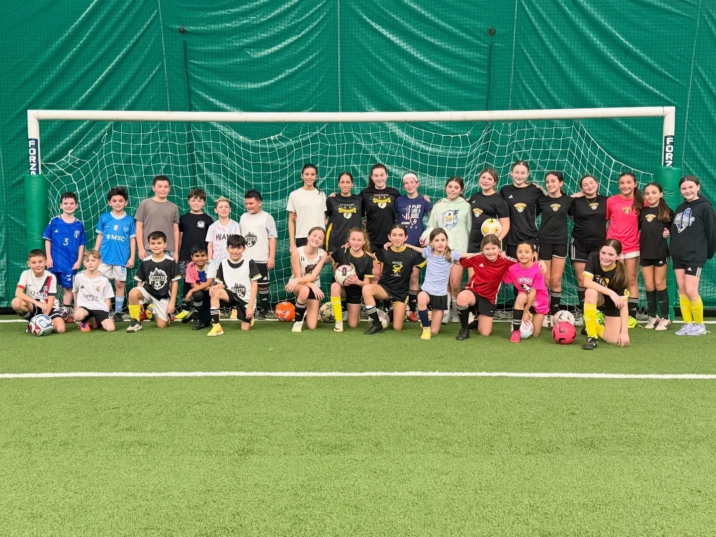Another great night of street soccer ⚽ Nothing better than seeing our players come together to play the game they love! #CommackSoccer #CommackSoccerLeague