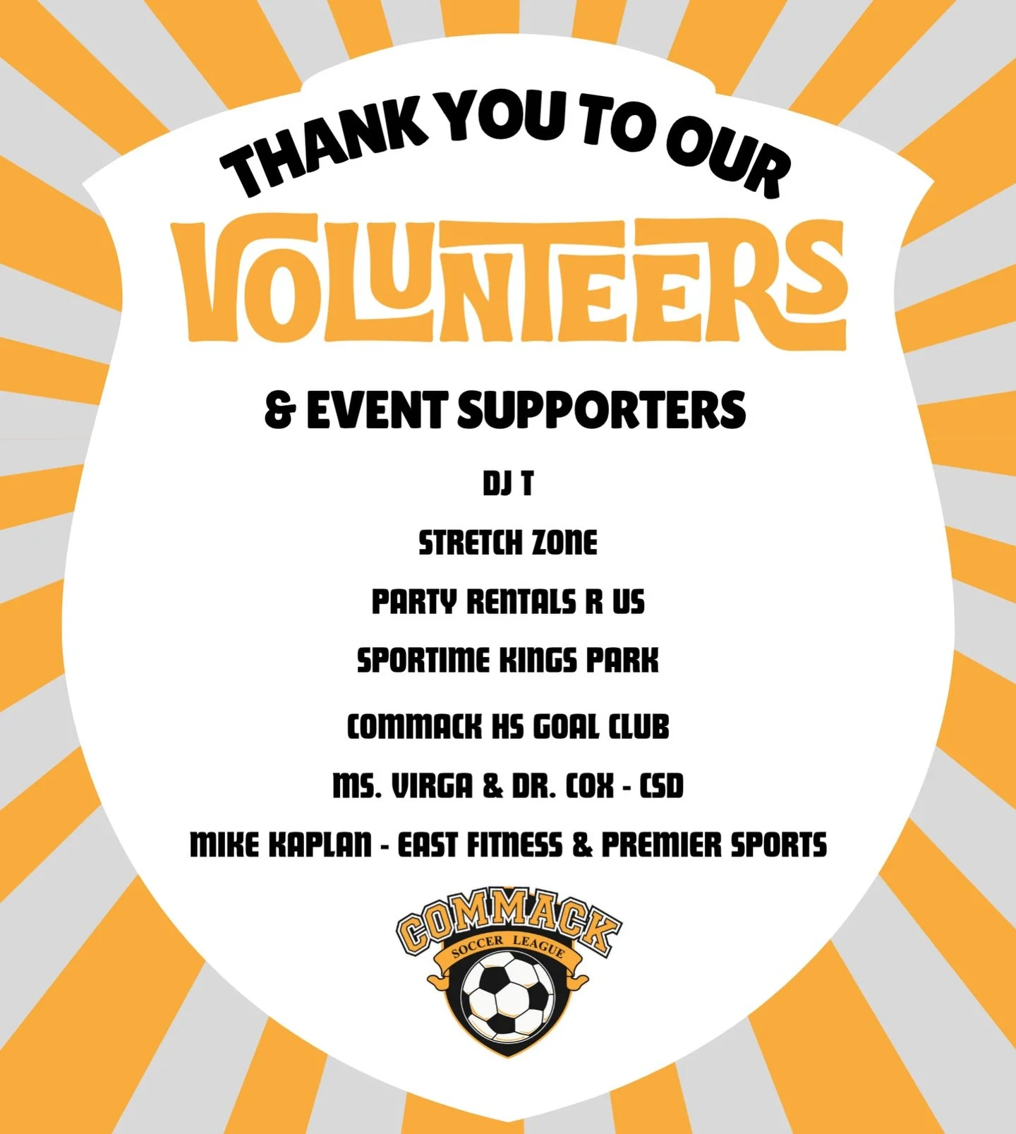 What an incredible way to celebrate 50 years! ⚽️💛

Thank you to everyone in our Commack soccer community who came out to celebrate this milestone with us. To the players, coaches &amp; families- your dedication and love for the game have shaped who 
