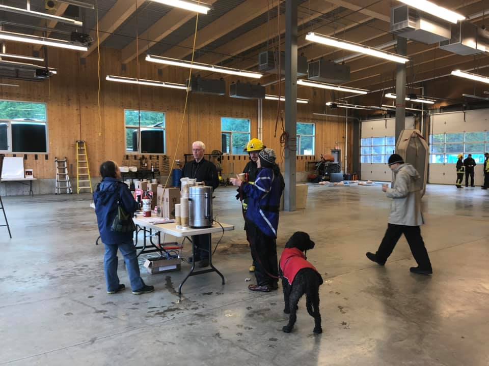 Coffee at the GVFD open house.jpg