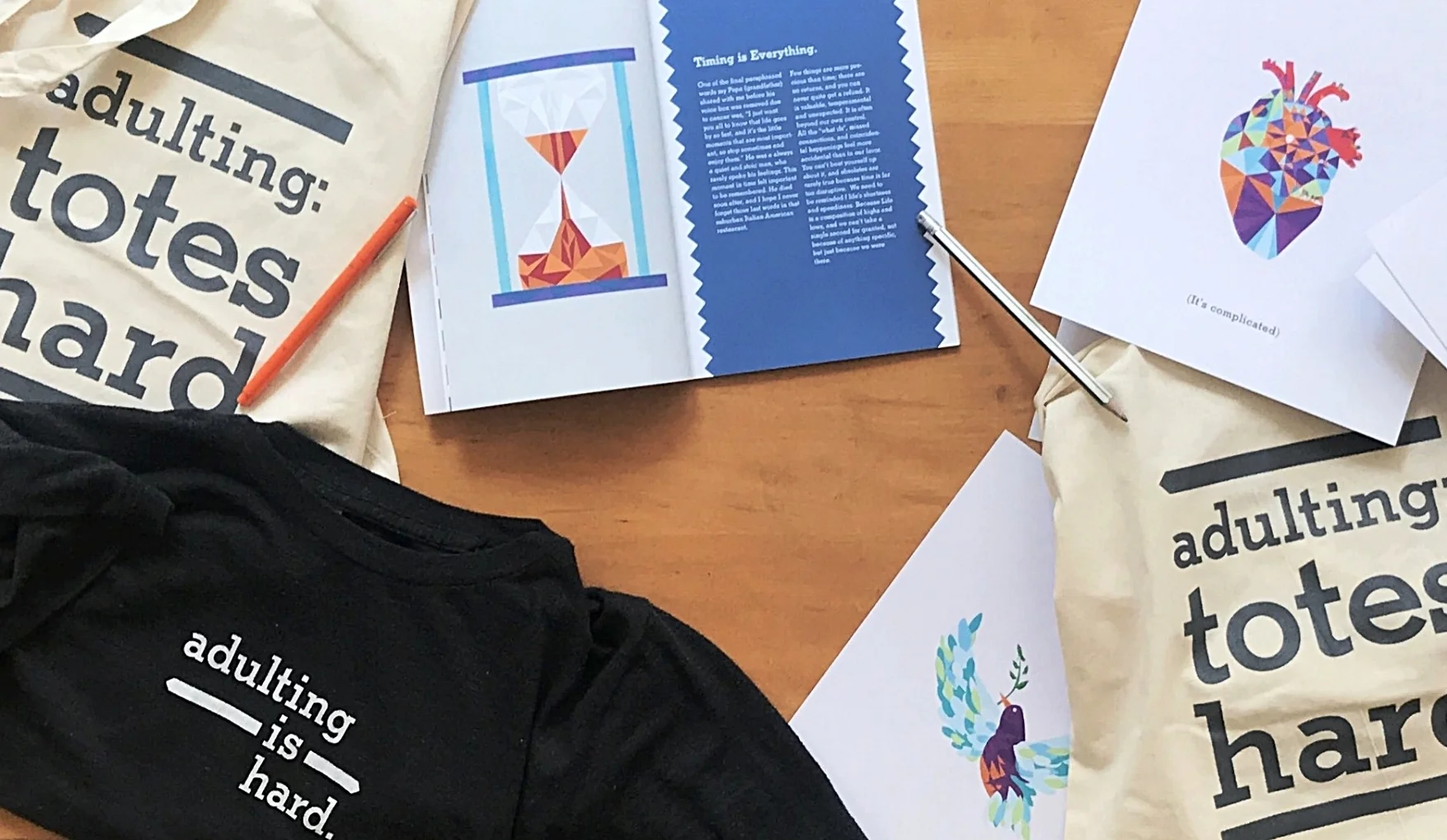 Adulting is hard: Solo Exhibition Show and Pop-up shop.