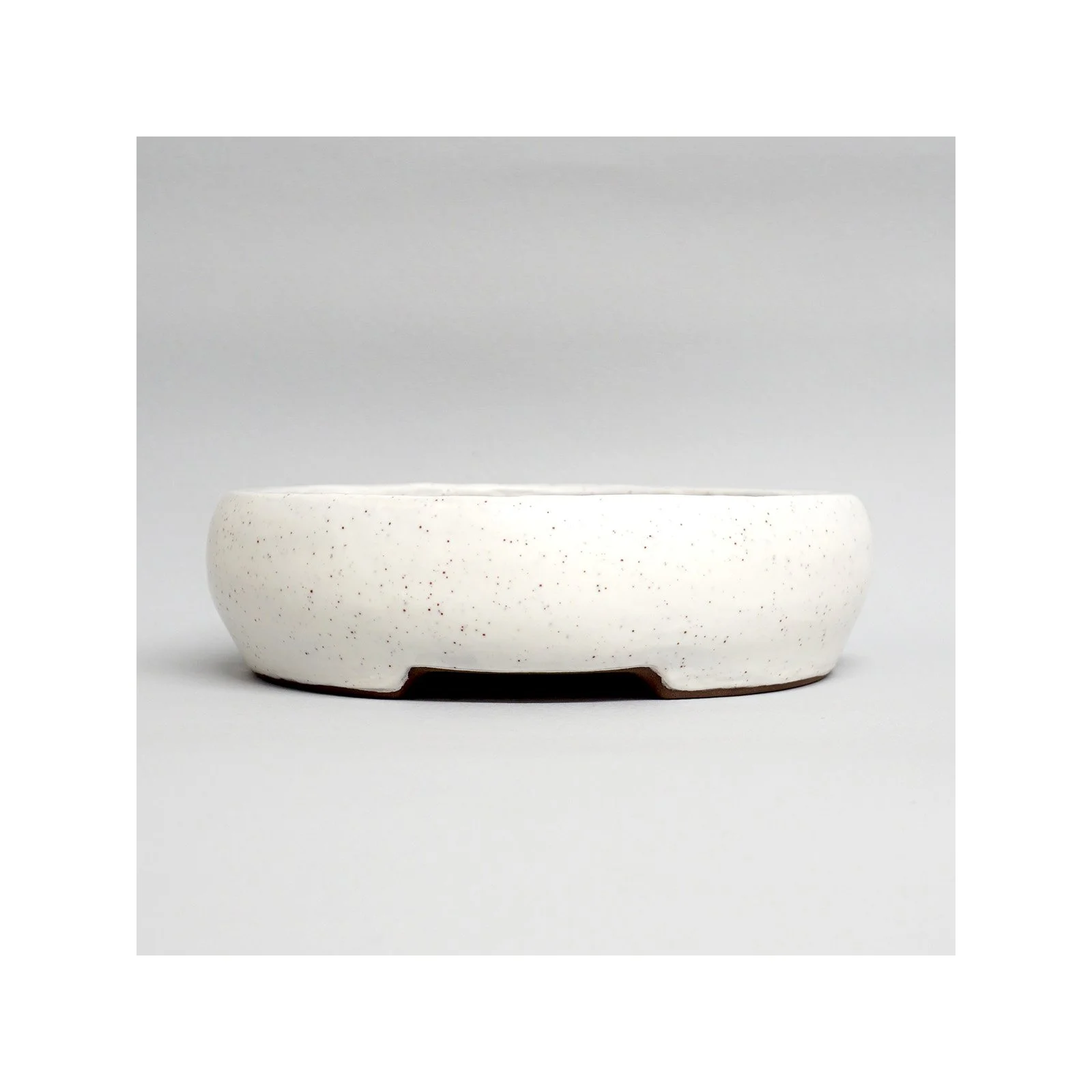 White Specked Satin Circle