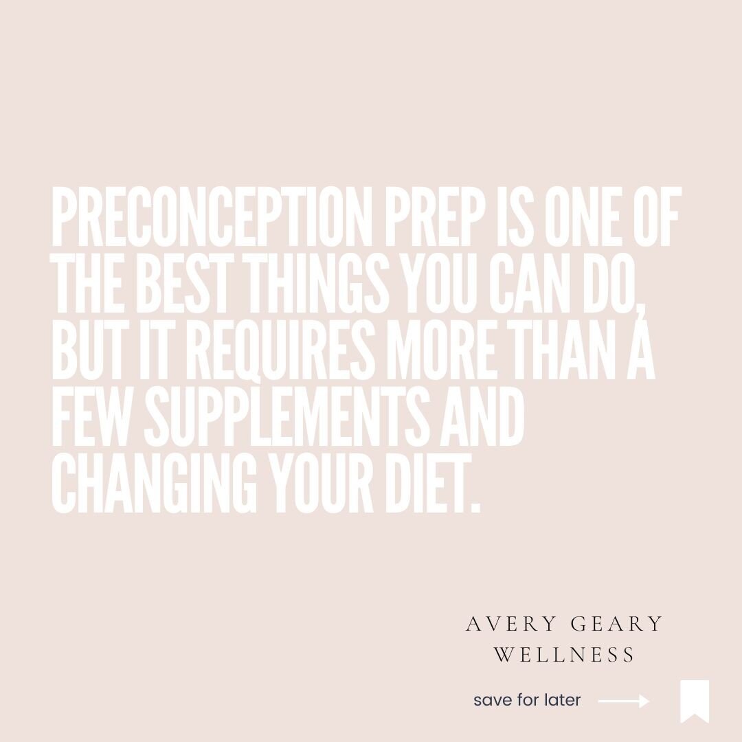 What is preconception prep? 

It is preparing your body for a (hopefully) easier chance of conception and pregnancy. 

Many health experts will give advice on what to do for preconception prep such as taking a prenatal or changing your diet. But, it 