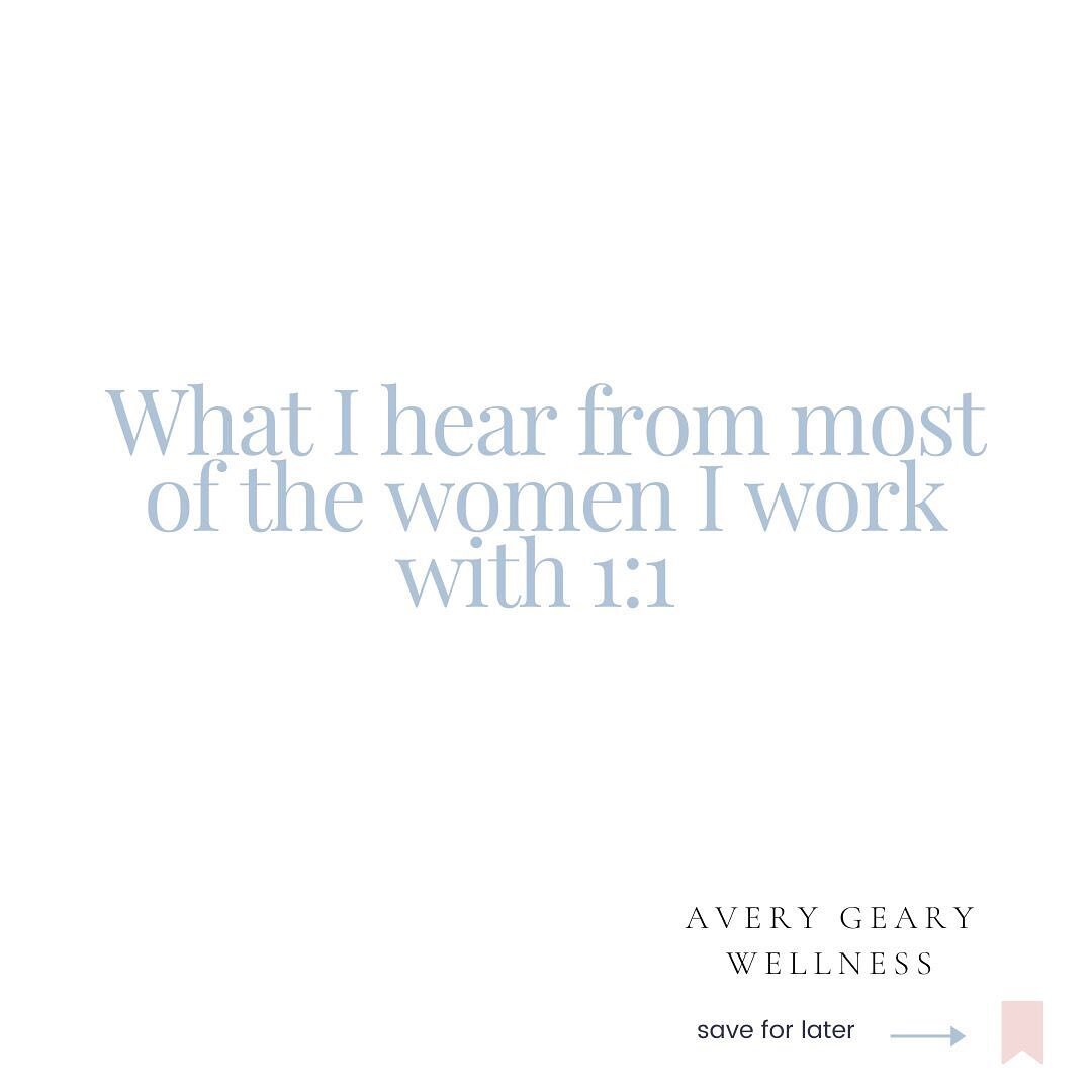 What I hear from most of the women I work with 1:1: 

The traditional medical system has failed them. 

Doctors dismissed lab results and declared &ldquo;everything looks great.&rdquo; 

Analyzing their health beyond hormones was rarely addressed, su