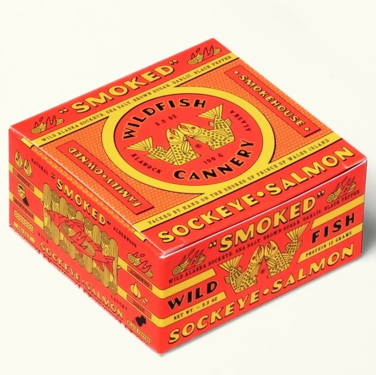 Smoked Sockeye Salmon 3.5oz Tins