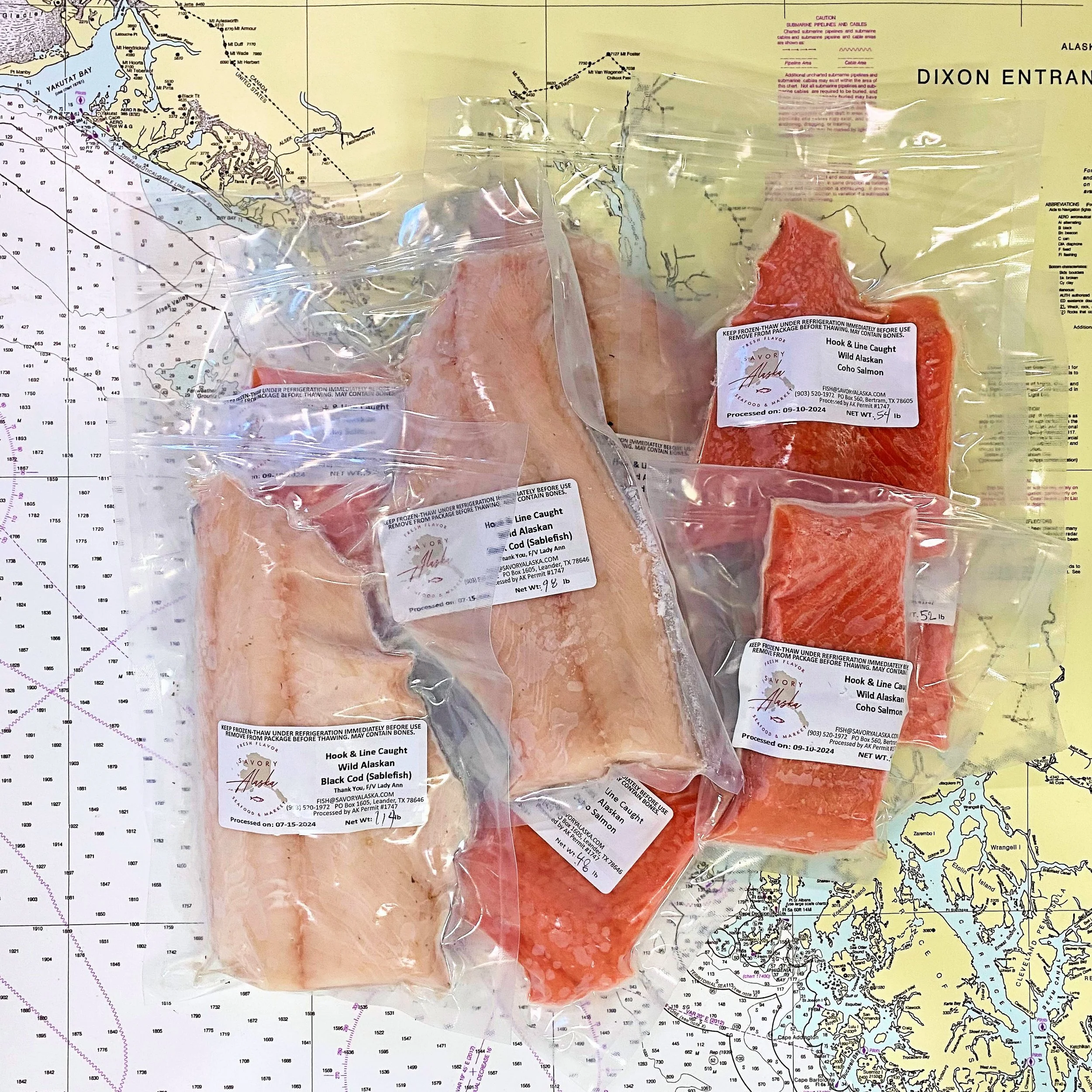 Coho Salmon & Black Cod Subscription Box