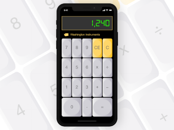 Vintage Mobile Calculator
